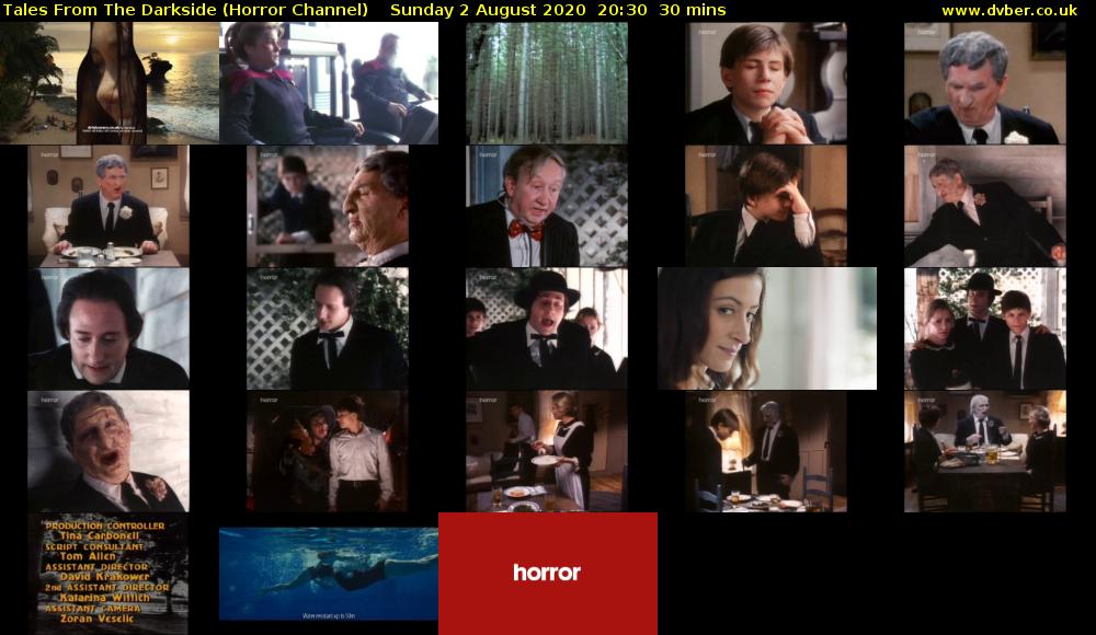 Tales From The Darkside (Horror Channel) Sunday 2 August 2020 20:30 - 21:00