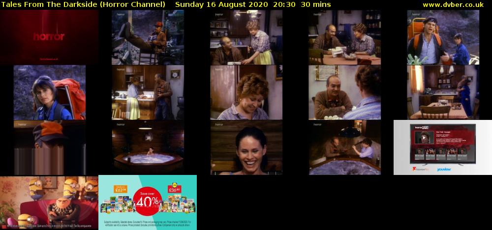 Tales From The Darkside (Horror Channel) Sunday 16 August 2020 20:30 - 21:00