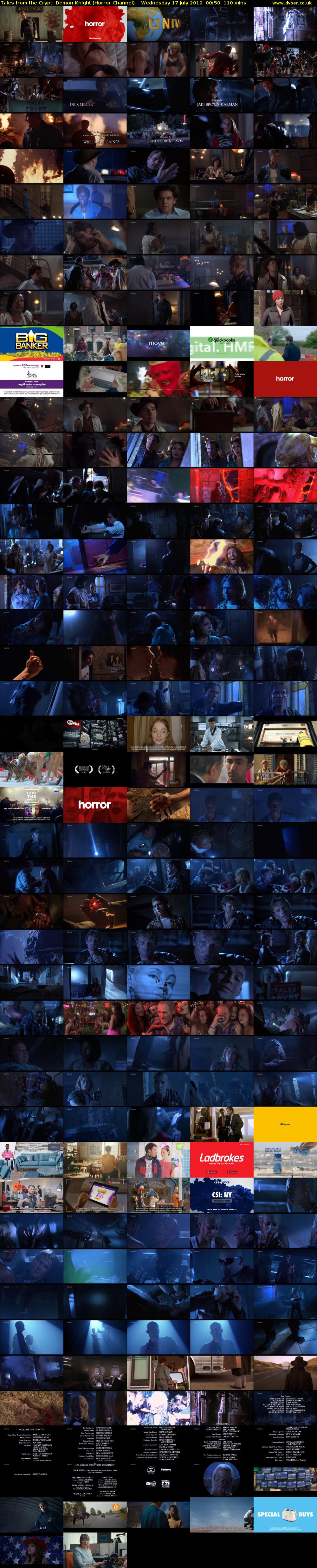 Tales from the Crypt: Demon Knight (Horror Channel) Wednesday 17 July 2019 00:50 - 02:40