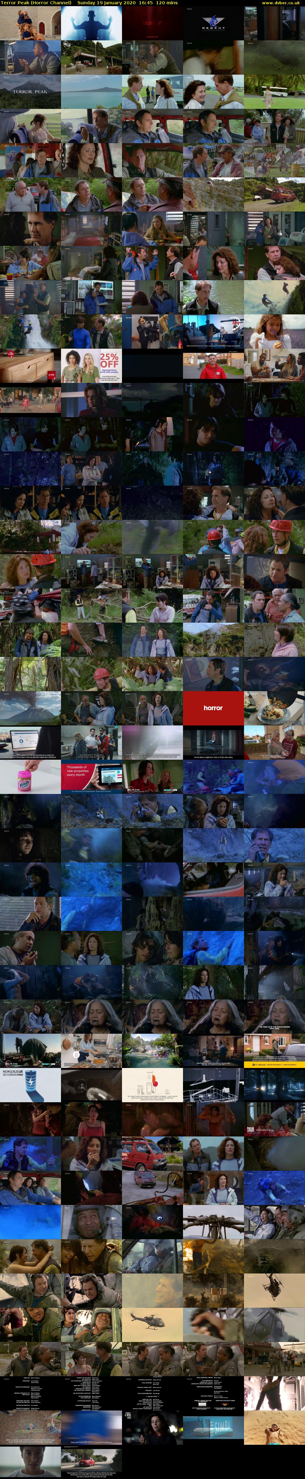 Terror Peak (Horror Channel) Sunday 19 January 2020 16:45 - 18:45