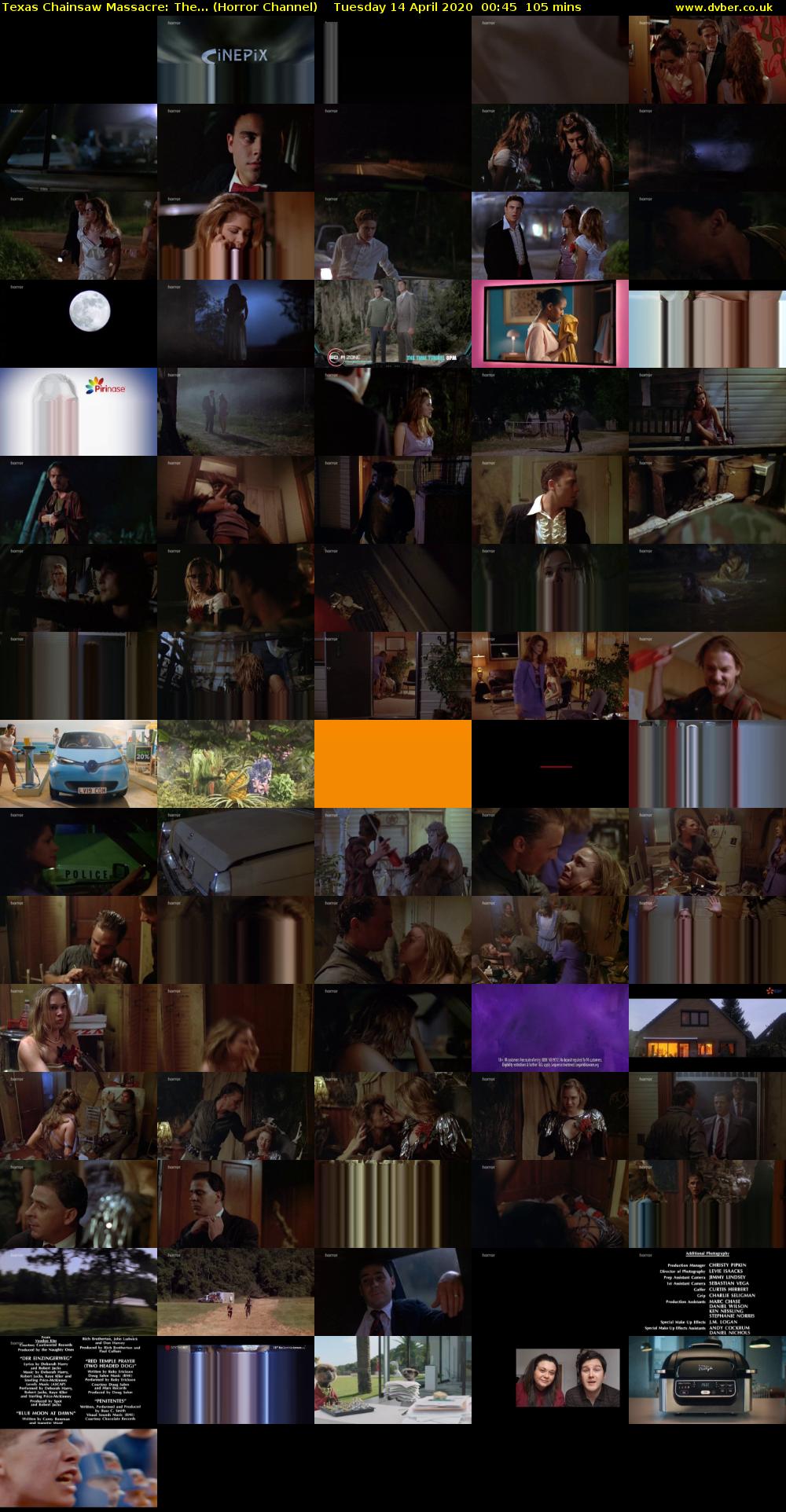 Texas Chainsaw Massacre: The... (Horror Channel) Tuesday 14 April 2020 00:45 - 02:30
