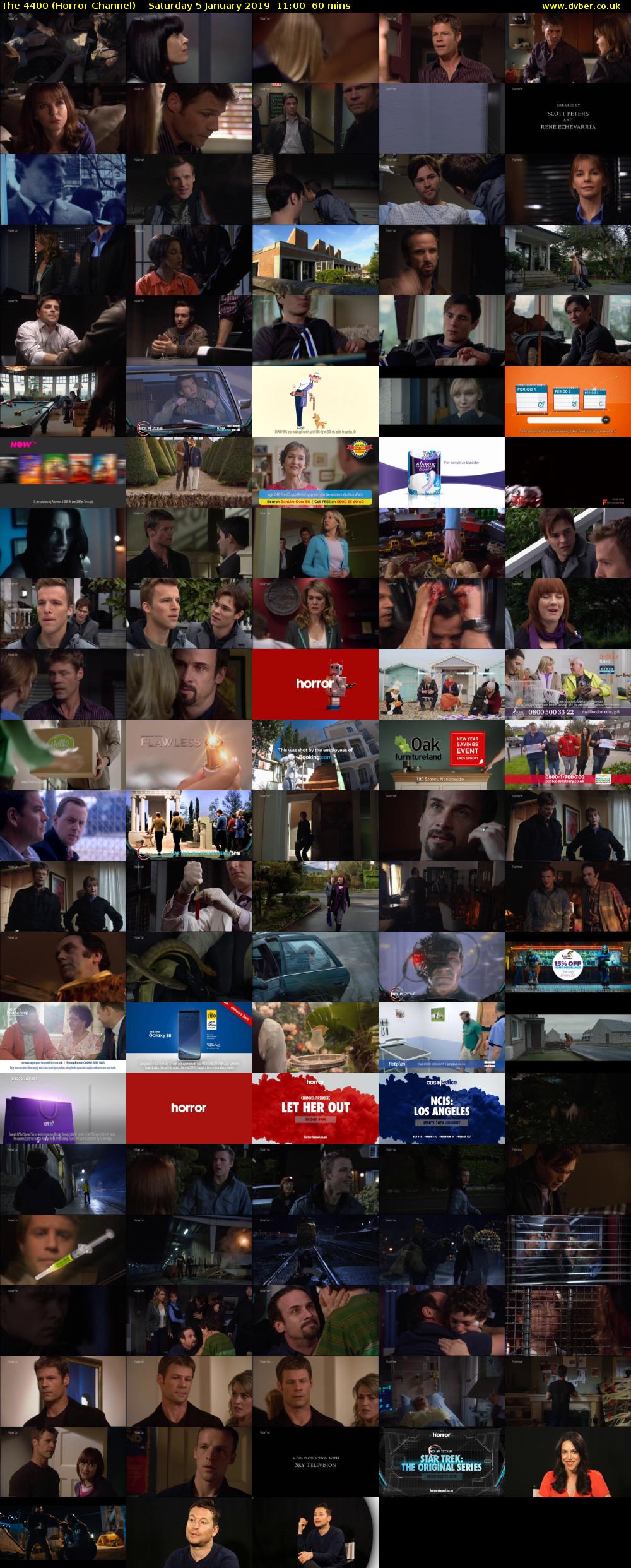 The 4400 (Horror Channel) Saturday 5 January 2019 11:00 - 12:00