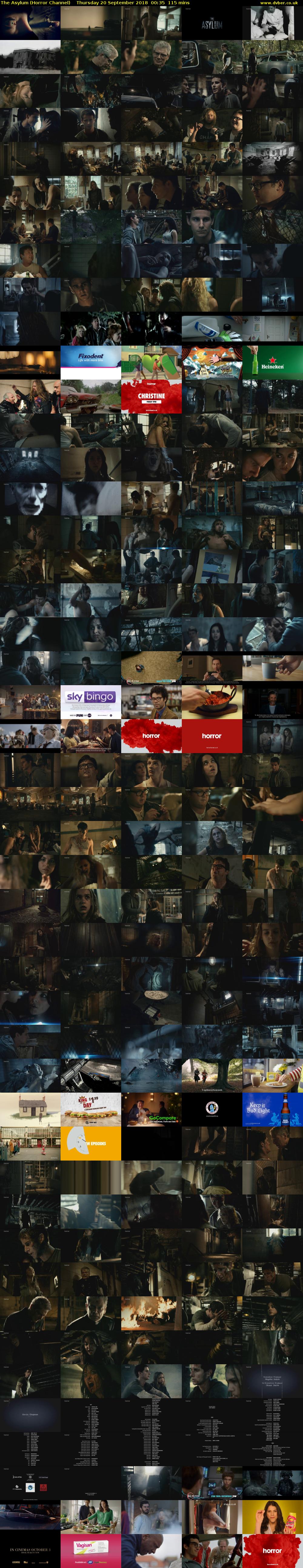The Asylum (Horror Channel) Thursday 20 September 2018 00:35 - 02:30