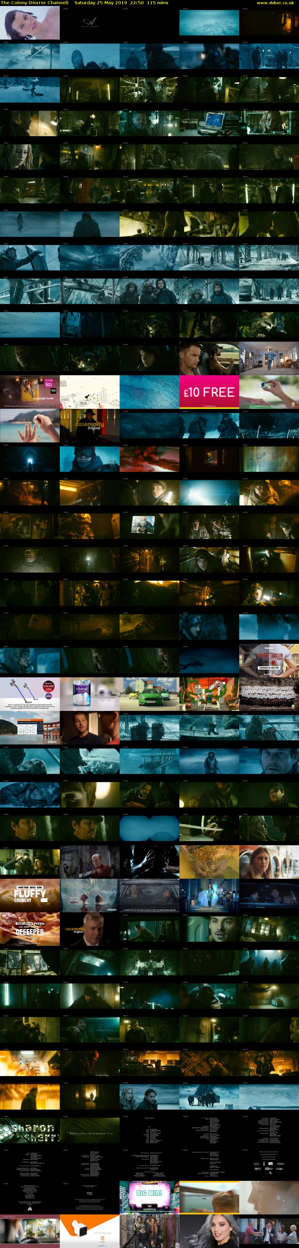 The Colony (Horror Channel) Saturday 25 May 2019 22:50 - 00:45