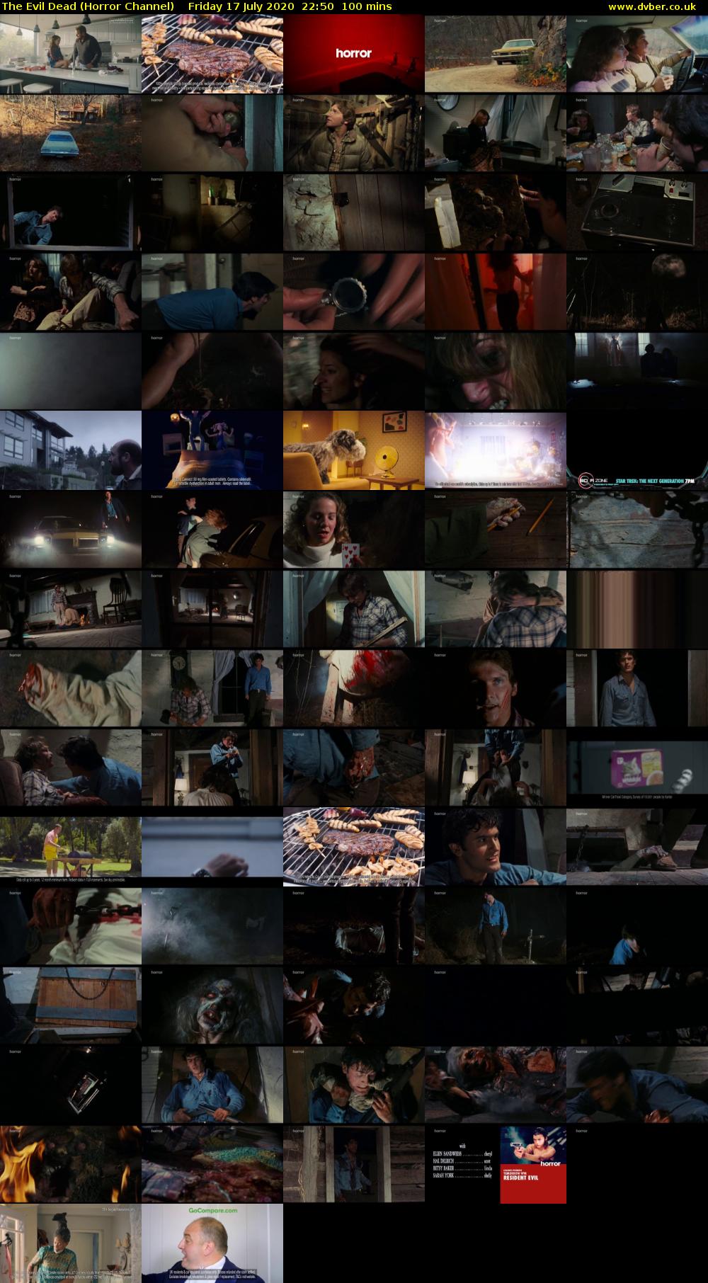 The Evil Dead (Horror Channel) Friday 17 July 2020 22:50 - 00:30