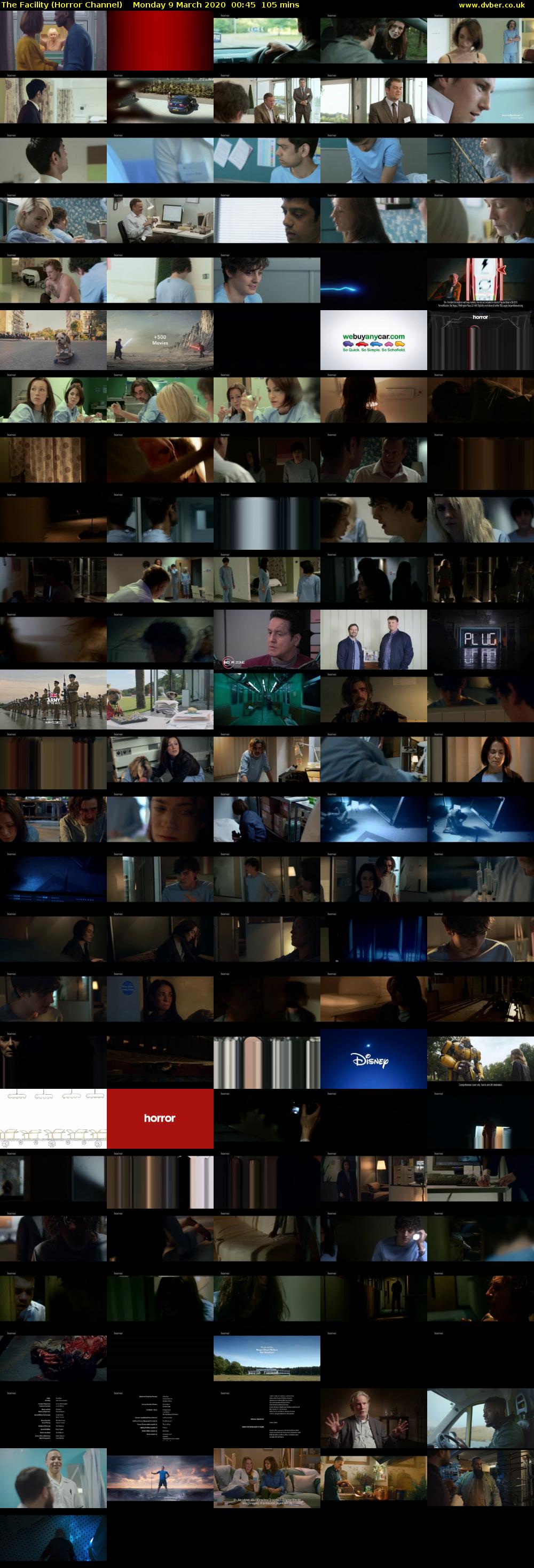 The Facility (Horror Channel) Monday 9 March 2020 00:45 - 02:30