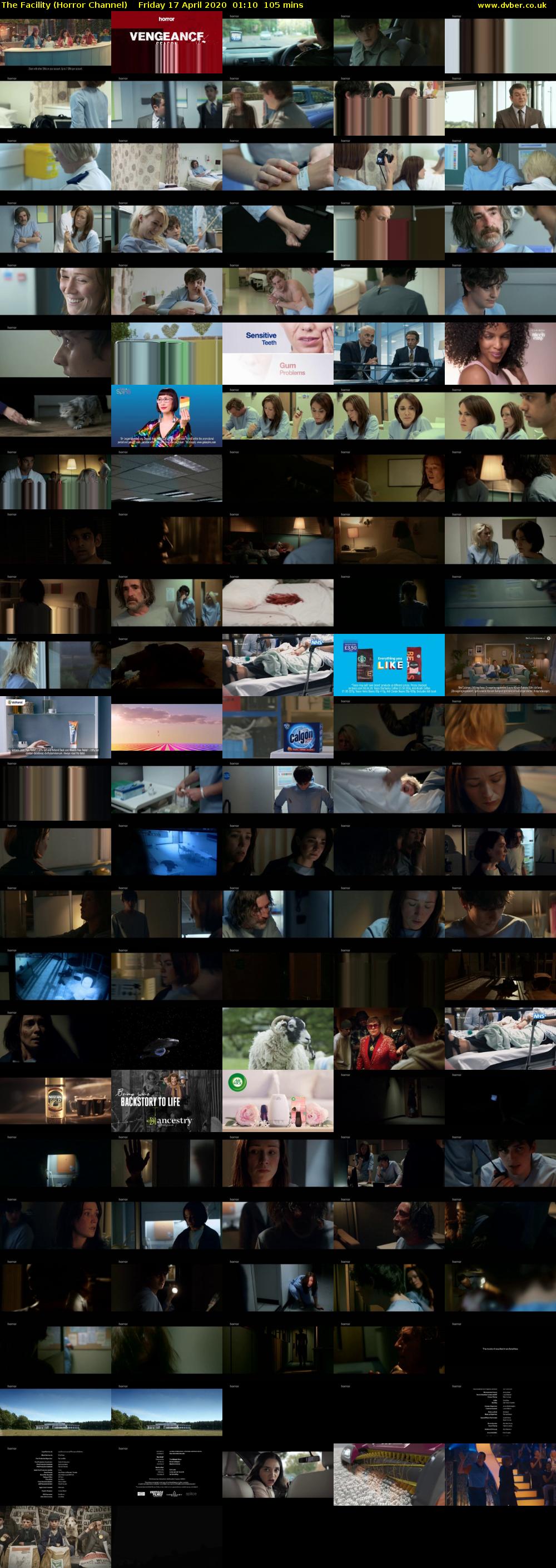 The Facility (Horror Channel) Friday 17 April 2020 01:10 - 02:55