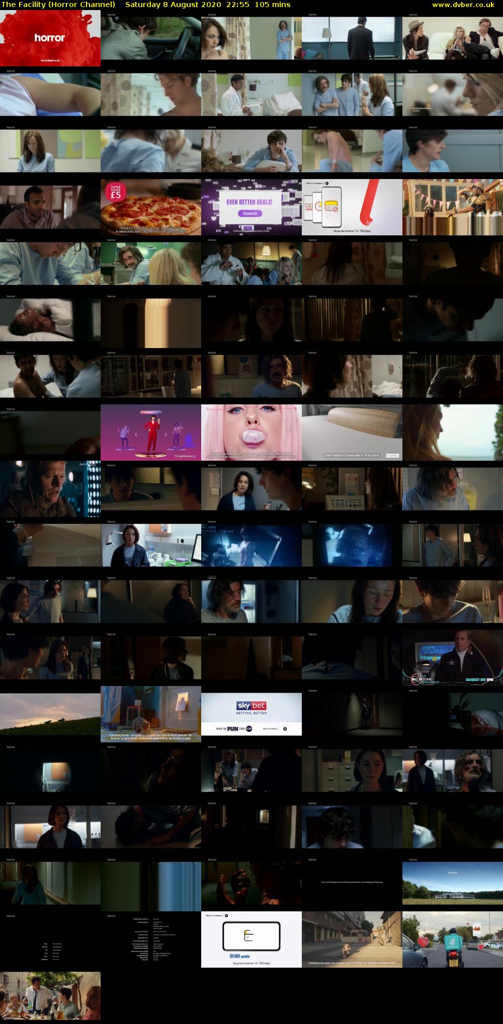 The Facility (Horror Channel) Saturday 8 August 2020 22:55 - 00:40