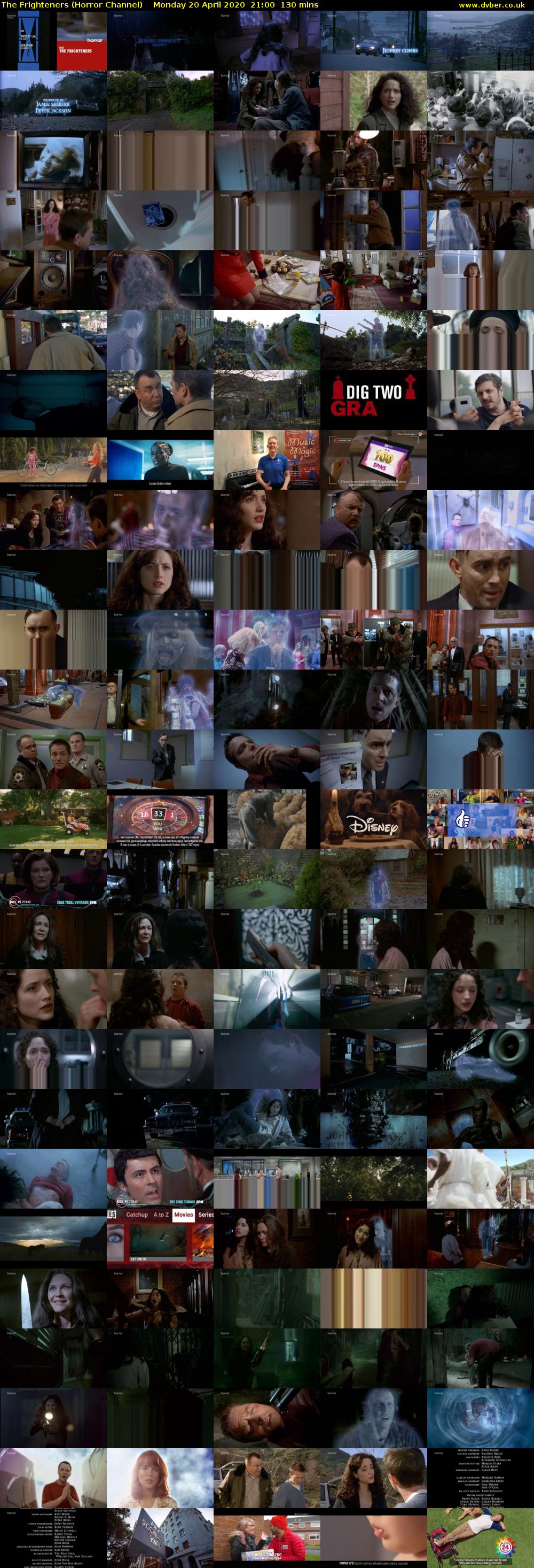 The Frighteners (Horror Channel) Monday 20 April 2020 21:00 - 23:10