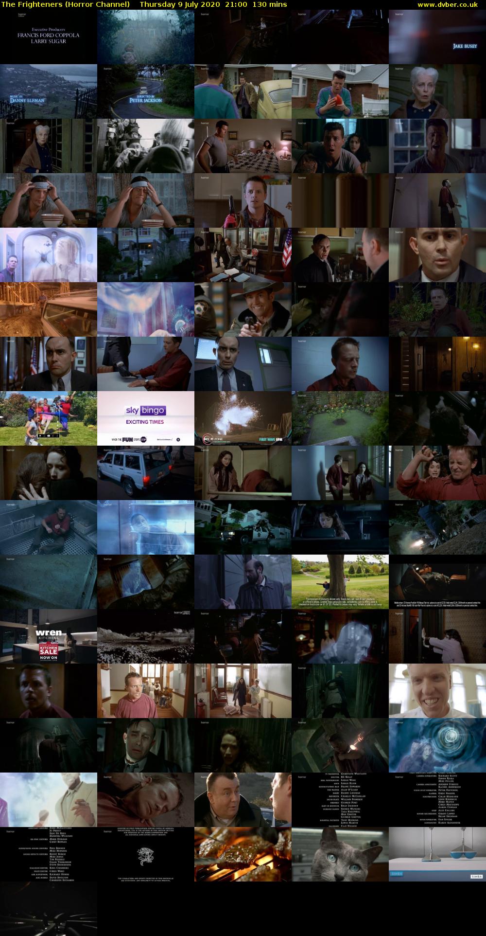 The Frighteners (Horror Channel) Thursday 9 July 2020 21:00 - 23:10