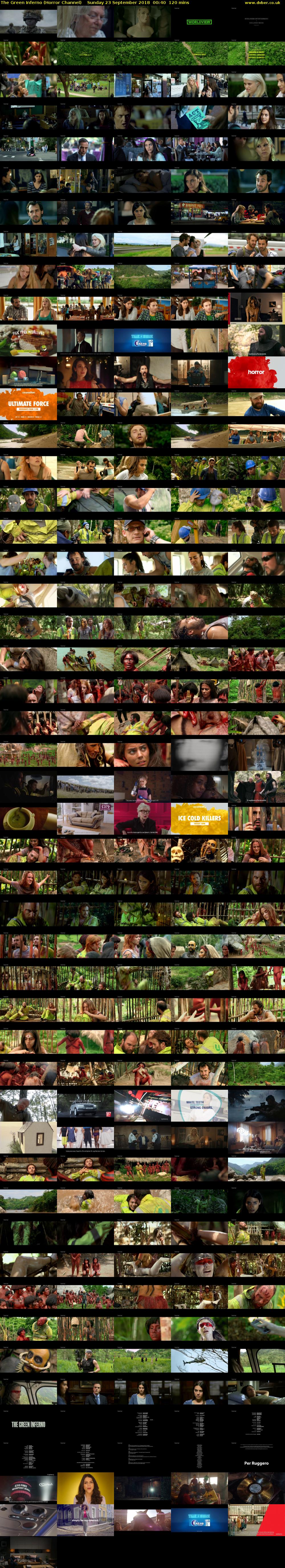The Green Inferno (Horror Channel) Sunday 23 September 2018 00:40 - 02:40