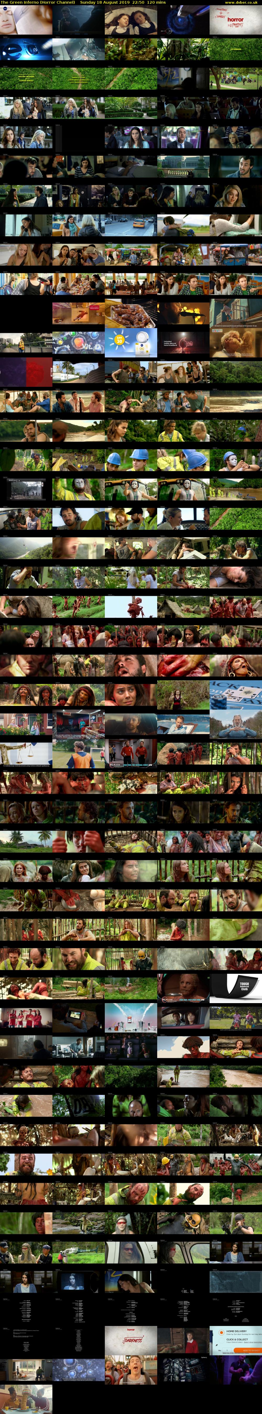 The Green Inferno (Horror Channel) Sunday 18 August 2019 22:50 - 00:50