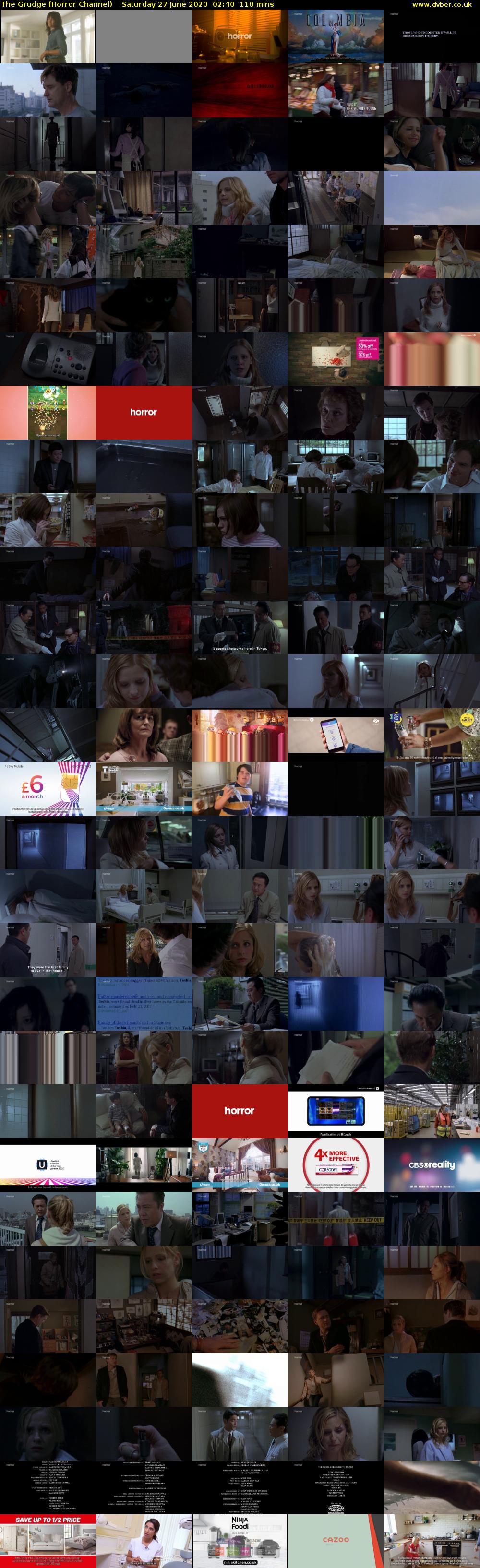 The Grudge (Horror Channel) Saturday 27 June 2020 02:40 - 04:30