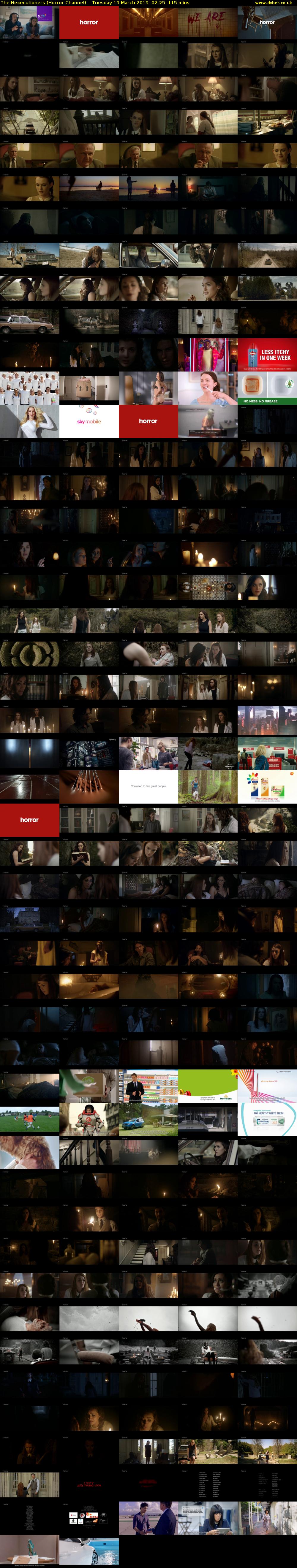 The Hexecutioners (Horror Channel) Tuesday 19 March 2019 02:25 - 04:20