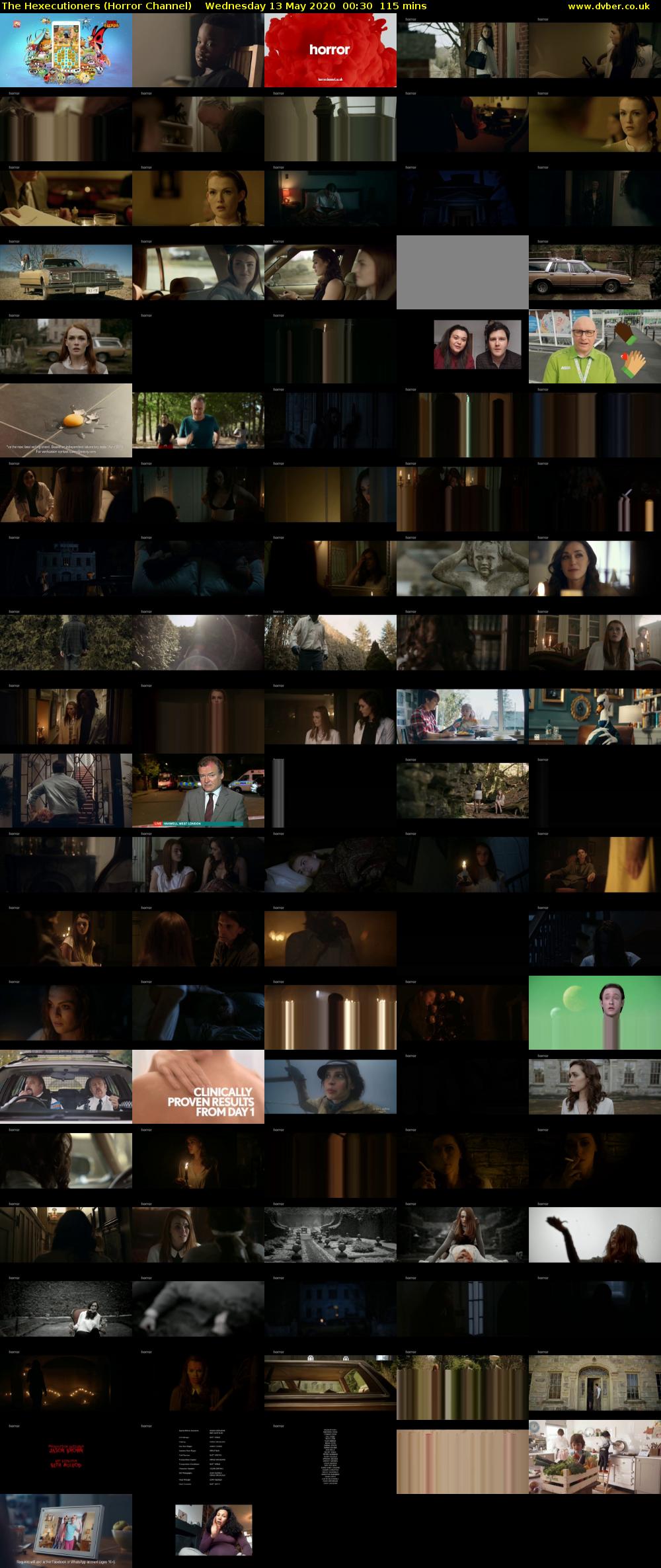 The Hexecutioners (Horror Channel) Wednesday 13 May 2020 00:30 - 02:25