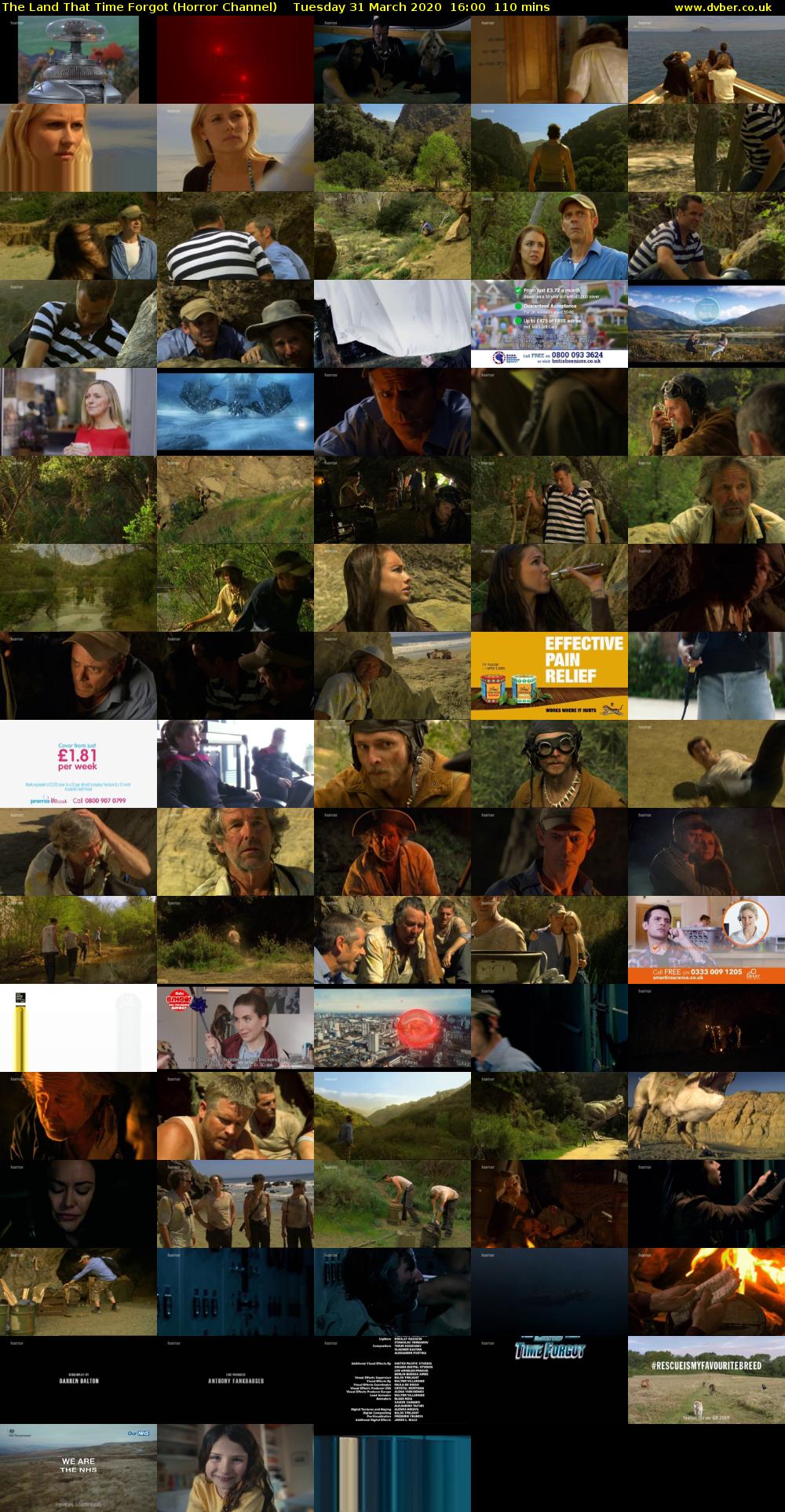 The Land That Time Forgot (Horror Channel) Tuesday 31 March 2020 16:00 - 17:50