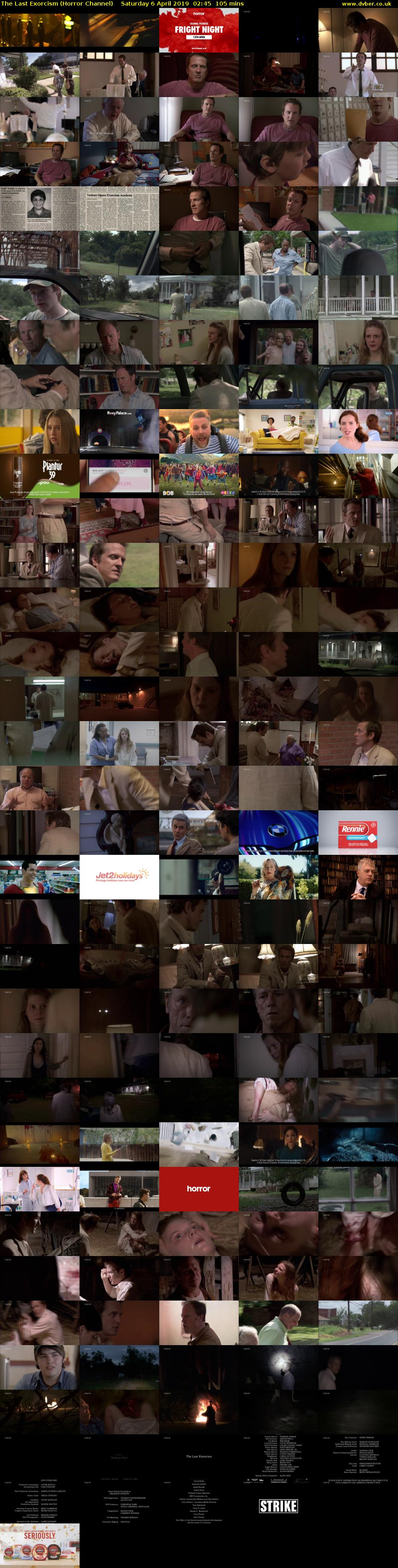 The Last Exorcism (Horror Channel) Saturday 6 April 2019 02:45 - 04:30