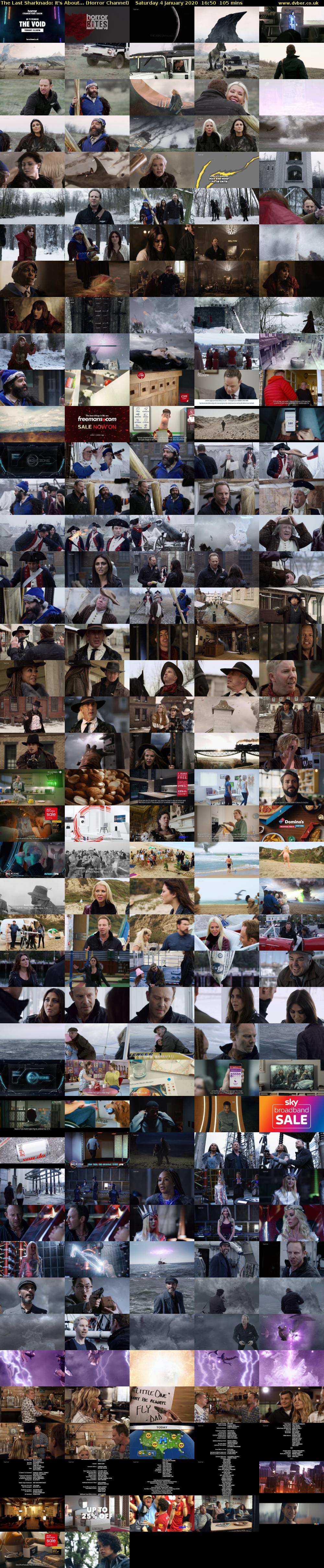 The Last Sharknado: It's About... (Horror Channel) Saturday 4 January 2020 16:50 - 18:35