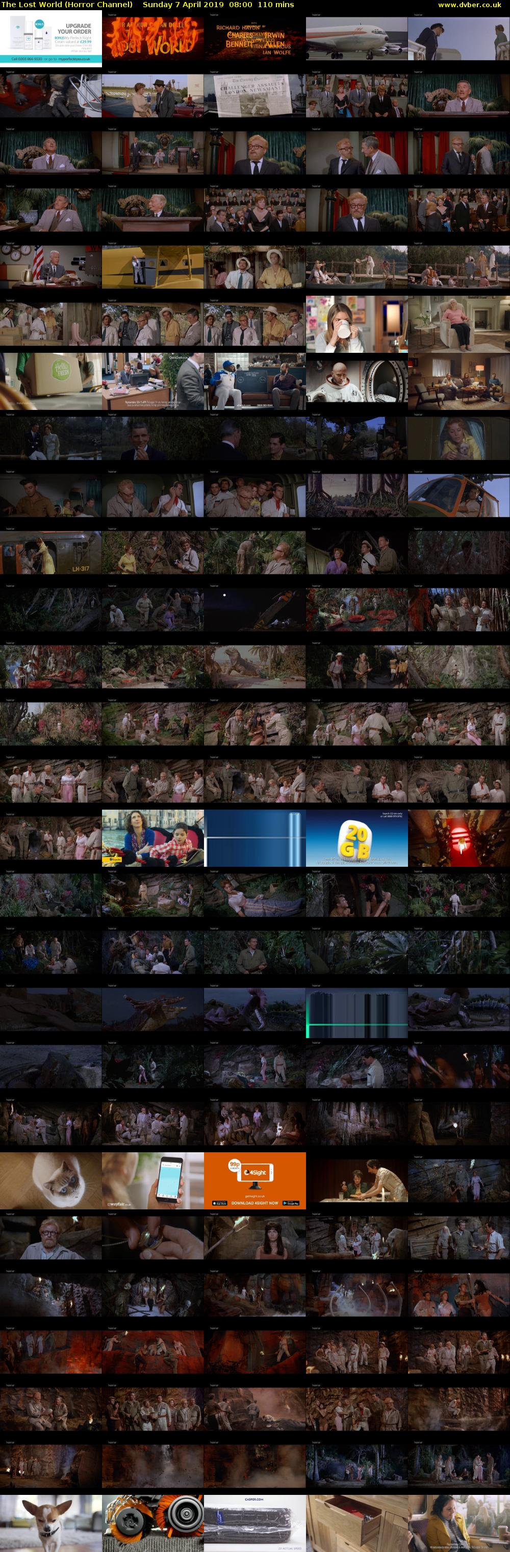 The Lost World (Horror Channel) Sunday 7 April 2019 08:00 - 09:50