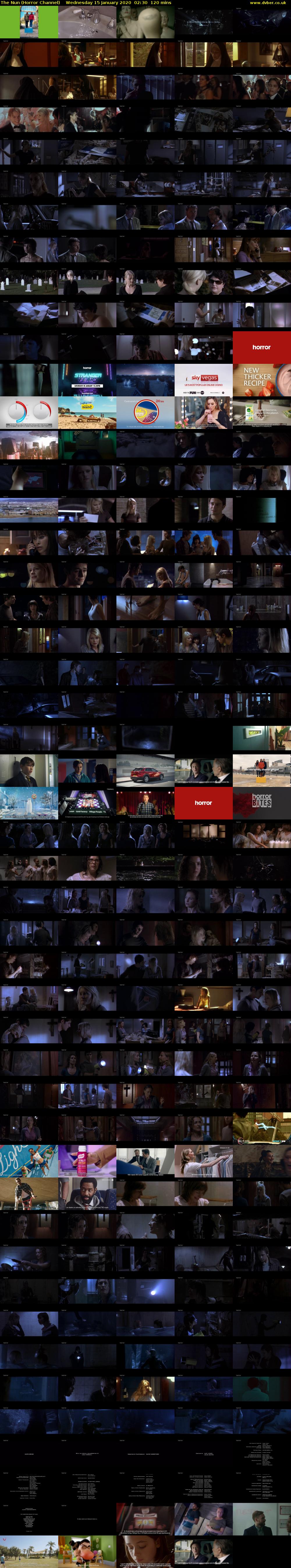 The Nun (Horror Channel) Wednesday 15 January 2020 02:30 - 04:30