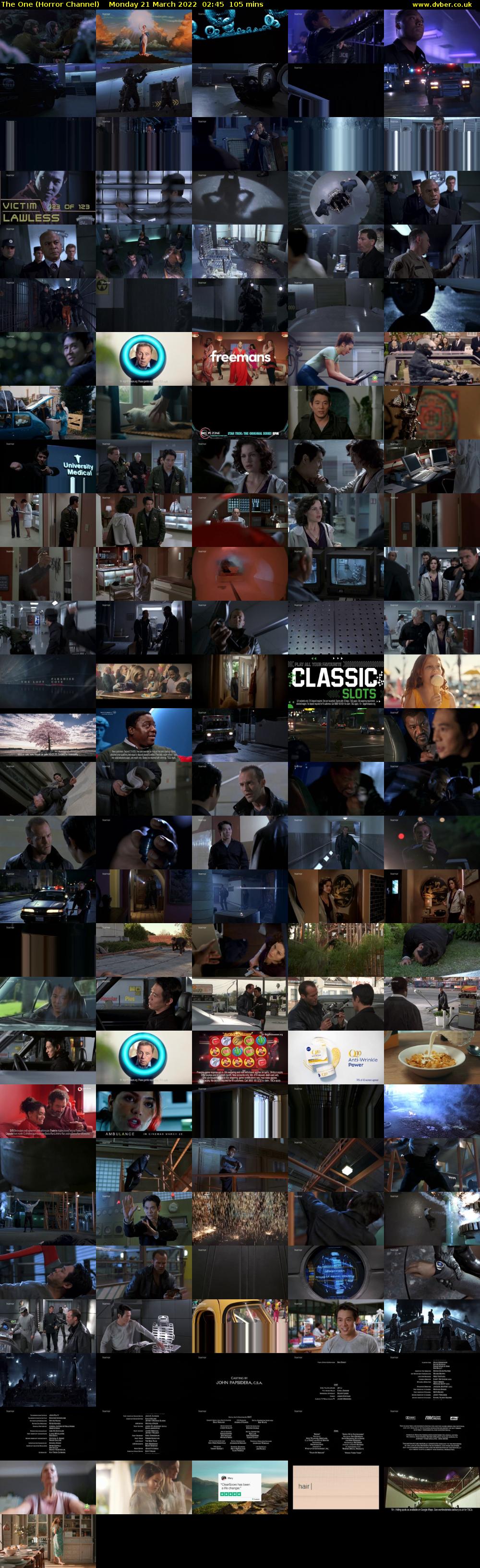 The One (Horror Channel) Monday 21 March 2022 02:45 - 04:30