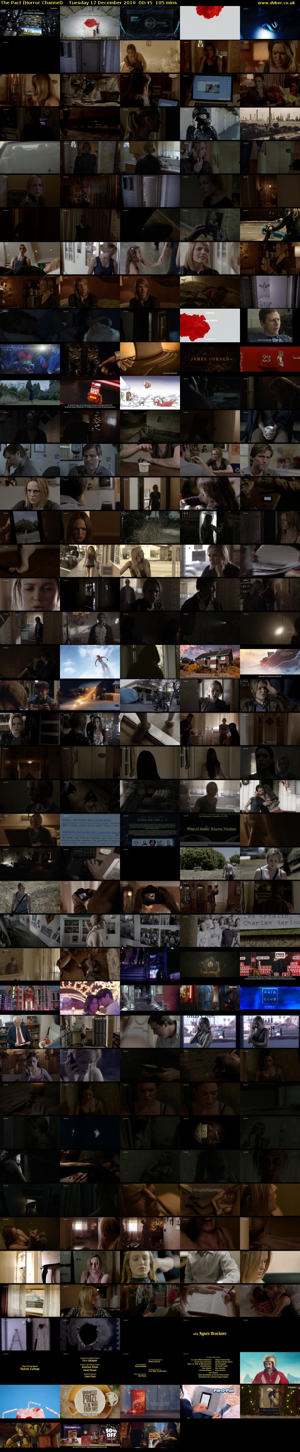 The Pact (Horror Channel) Tuesday 17 December 2019 00:45 - 02:30