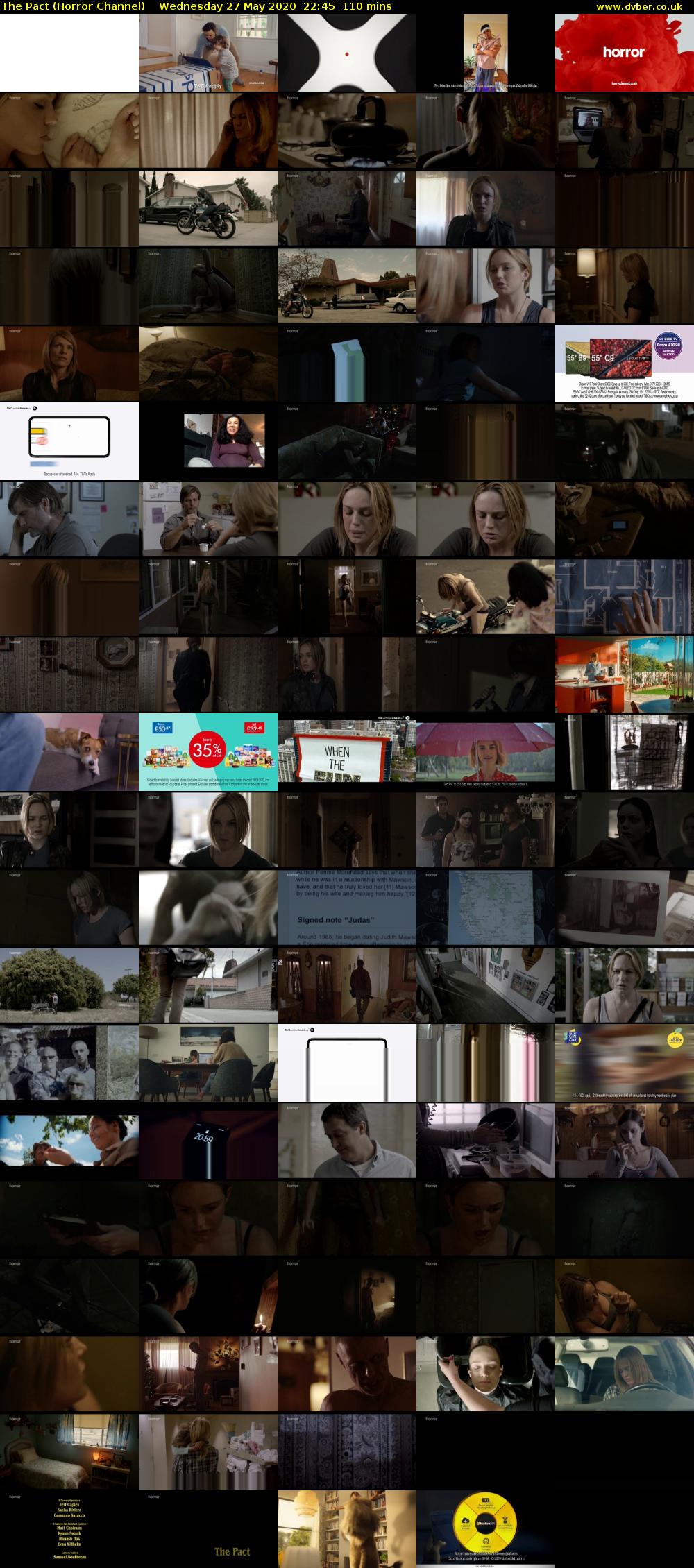 The Pact (Horror Channel) Wednesday 27 May 2020 22:45 - 00:35
