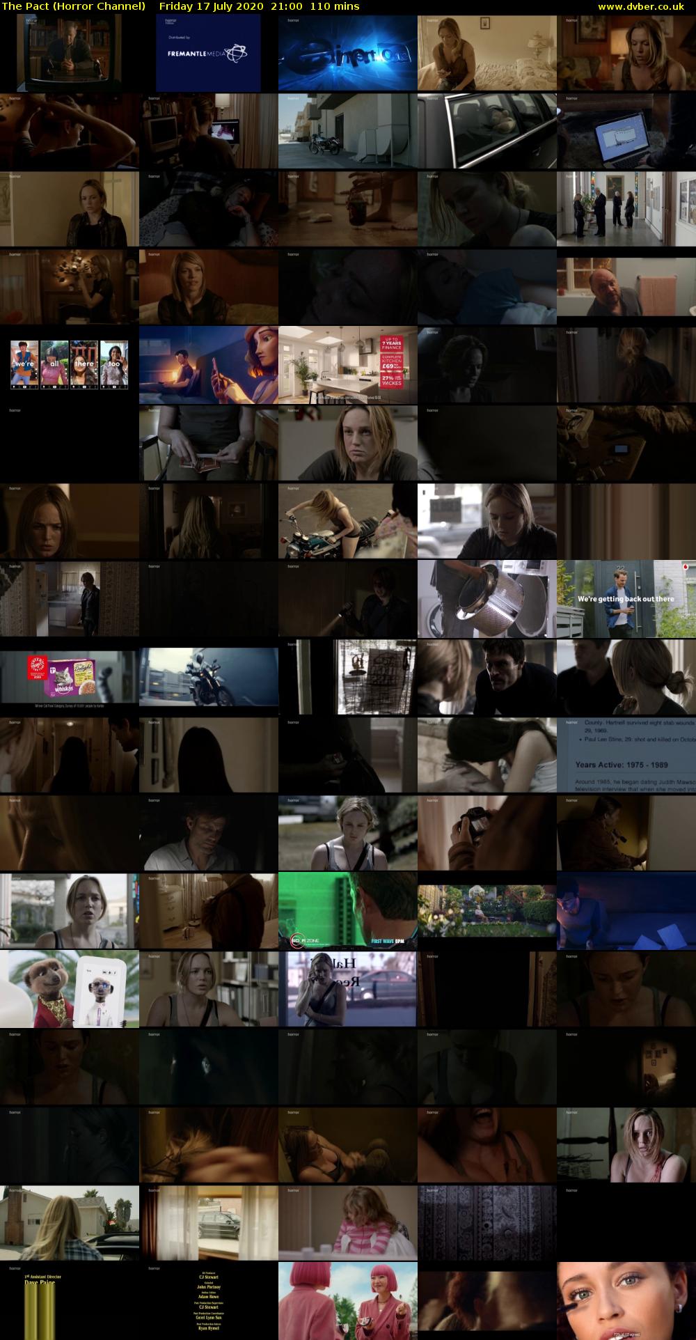 The Pact (Horror Channel) Friday 17 July 2020 21:00 - 22:50