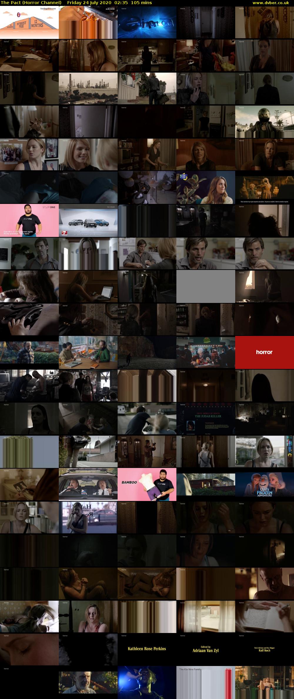 The Pact (Horror Channel) Friday 24 July 2020 02:35 - 04:20