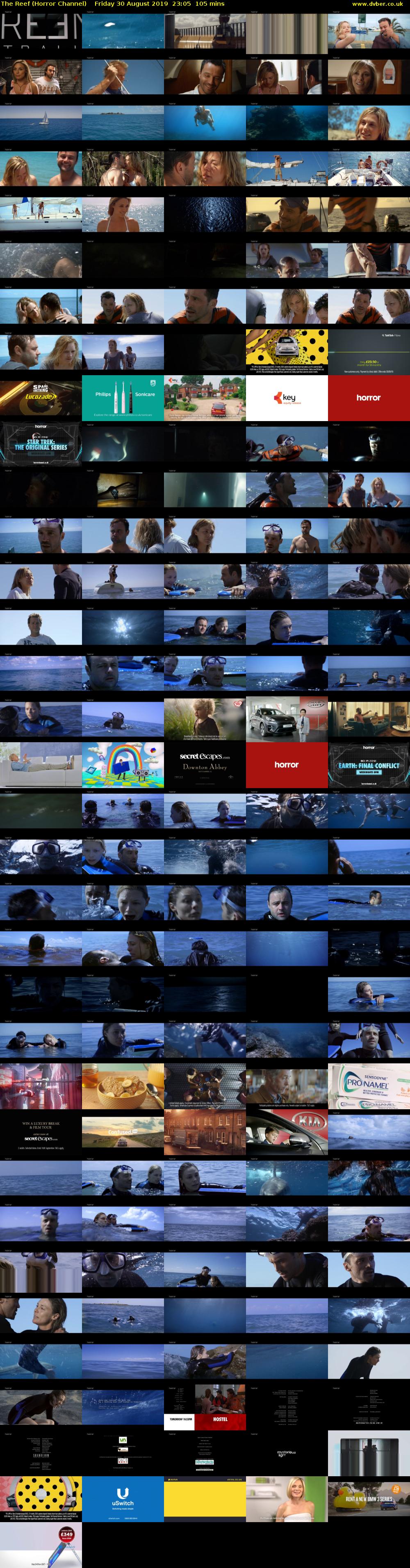 The Reef (Horror Channel) Friday 30 August 2019 23:05 - 00:50