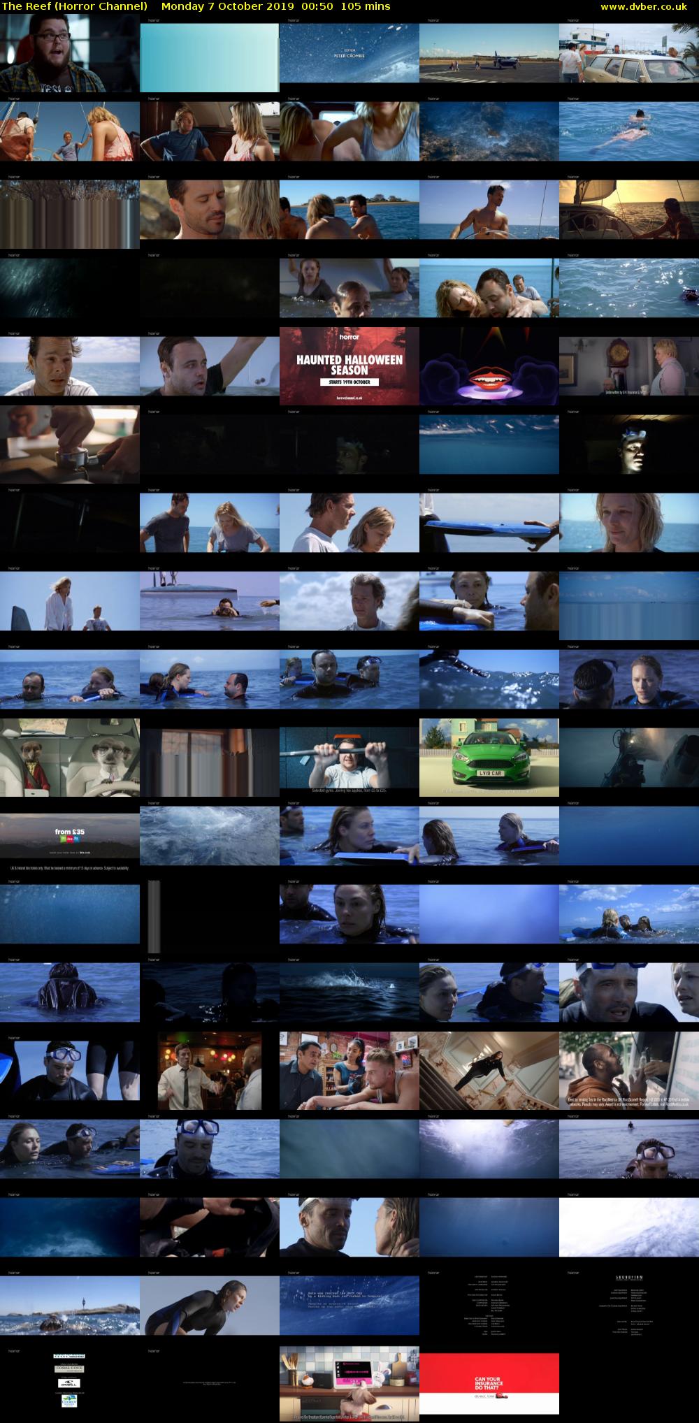 The Reef (Horror Channel) Monday 7 October 2019 00:50 - 02:35