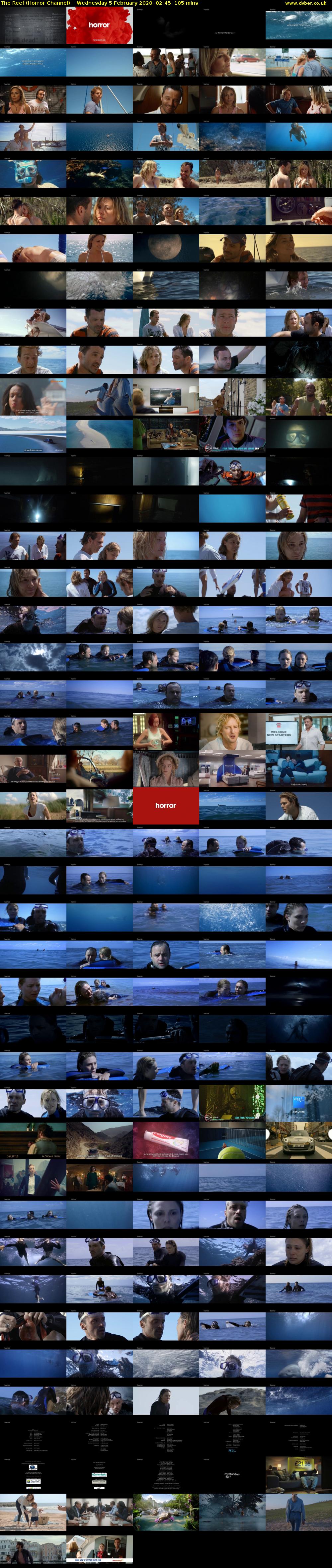 The Reef (Horror Channel) Wednesday 5 February 2020 02:45 - 04:30