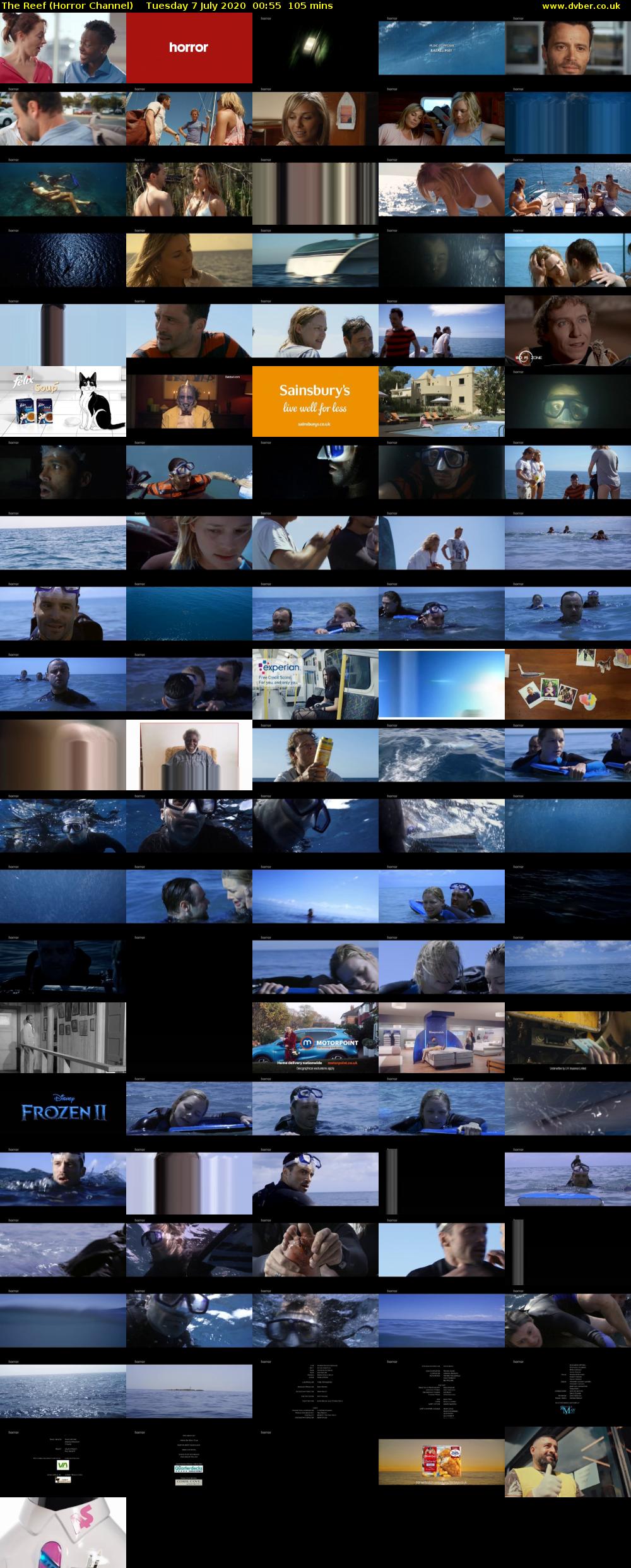 The Reef (Horror Channel) Tuesday 7 July 2020 00:55 - 02:40