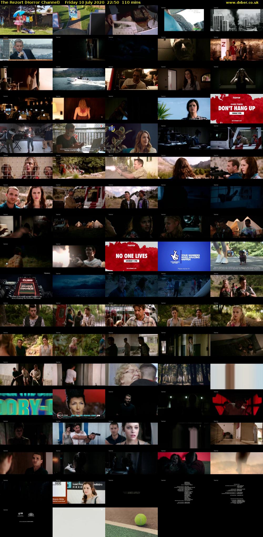 The Rezort (Horror Channel) Friday 10 July 2020 22:50 - 00:40