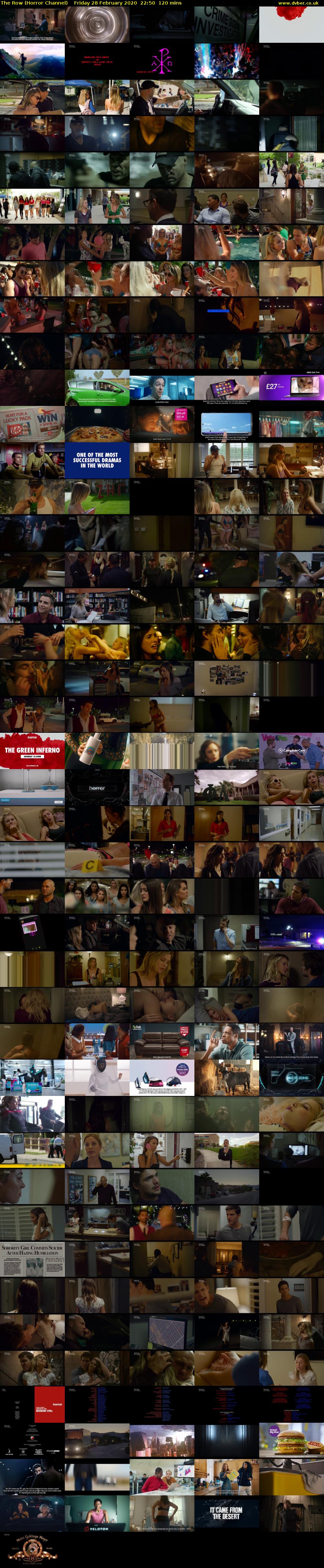 The Row (Horror Channel) Friday 28 February 2020 22:50 - 00:50