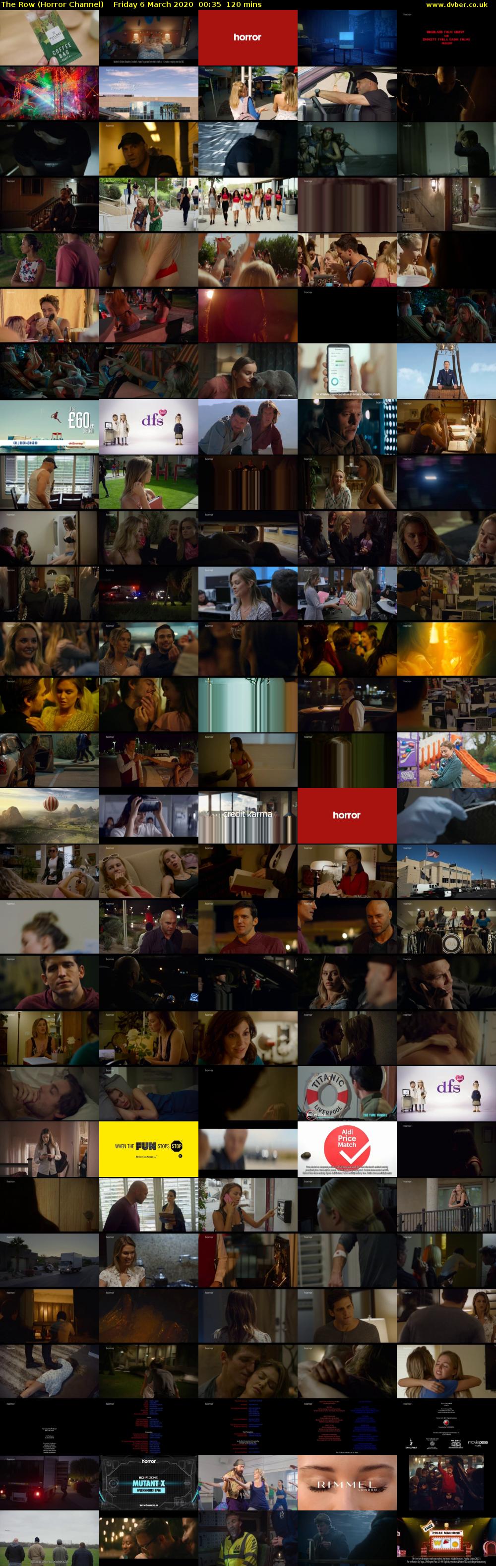 The Row (Horror Channel) Friday 6 March 2020 00:35 - 02:35