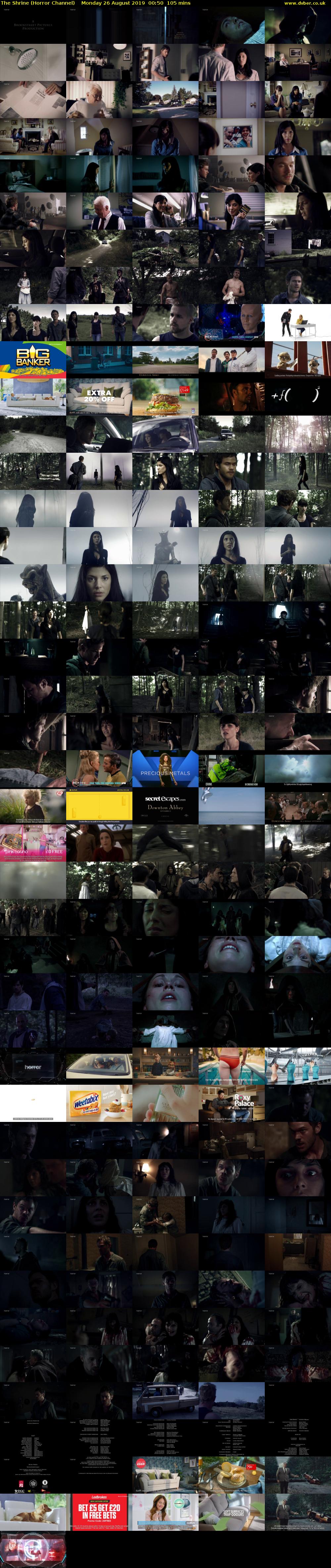 The Shrine (Horror Channel) Monday 26 August 2019 00:50 - 02:35