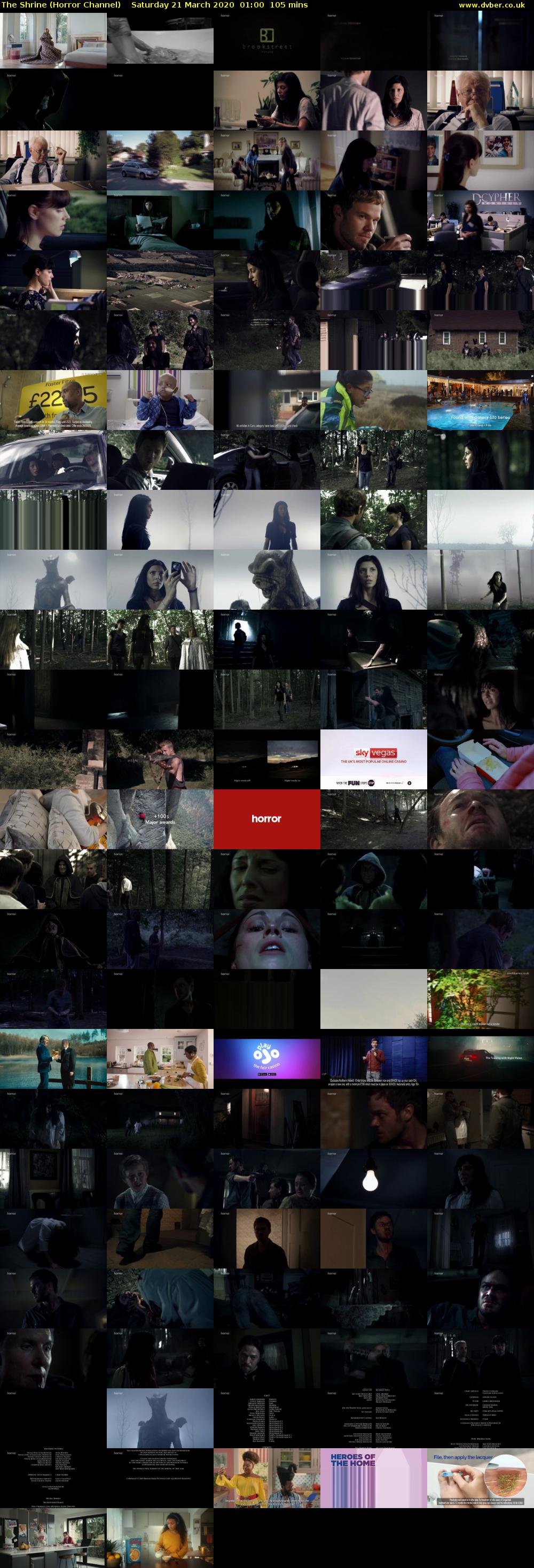 The Shrine (Horror Channel) Saturday 21 March 2020 01:00 - 02:45