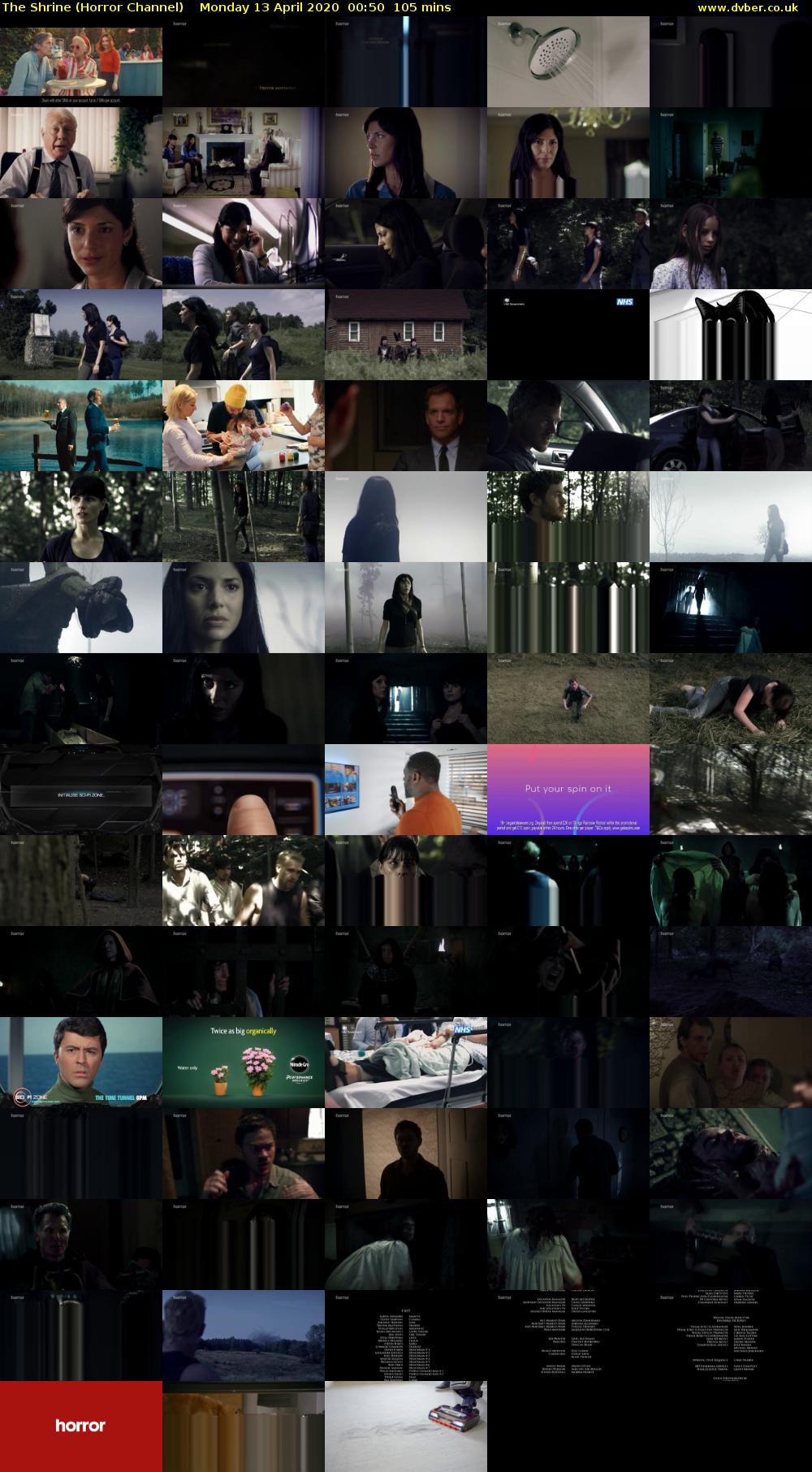 The Shrine (Horror Channel) Monday 13 April 2020 00:50 - 02:35