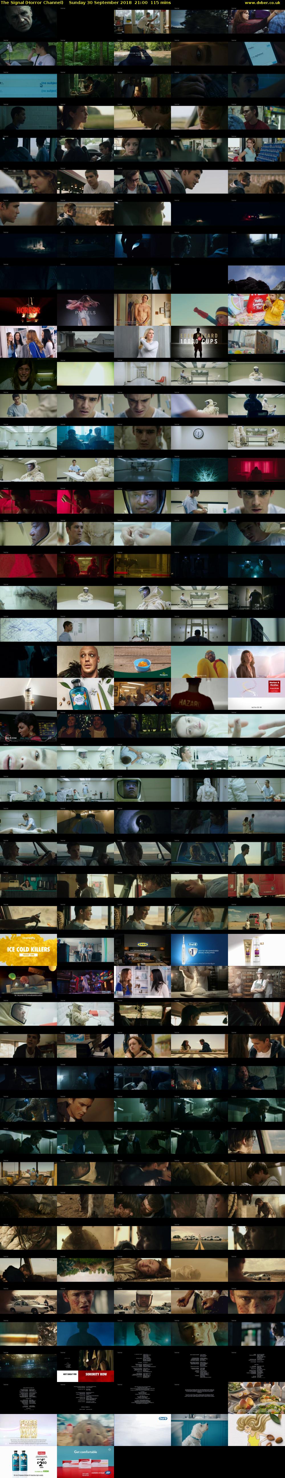 The Signal (Horror Channel) Sunday 30 September 2018 21:00 - 22:55