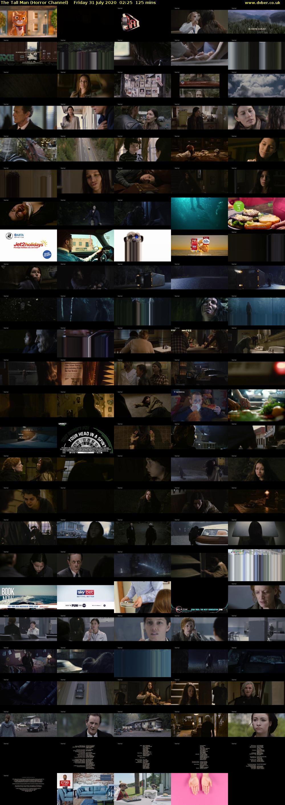 The Tall Man (Horror Channel) Friday 31 July 2020 02:25 - 04:30