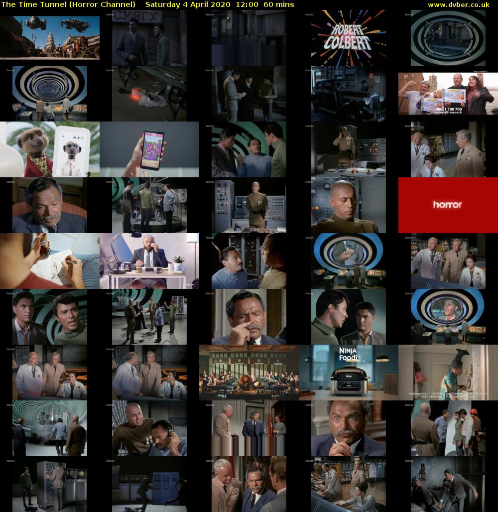 The Time Tunnel (Horror Channel) Saturday 4 April 2020 12:00 - 13:00