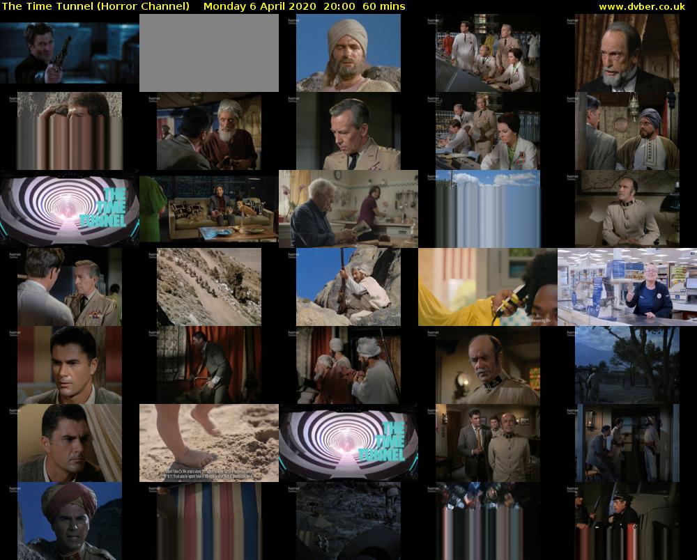 The Time Tunnel (Horror Channel) Monday 6 April 2020 20:00 - 21:00