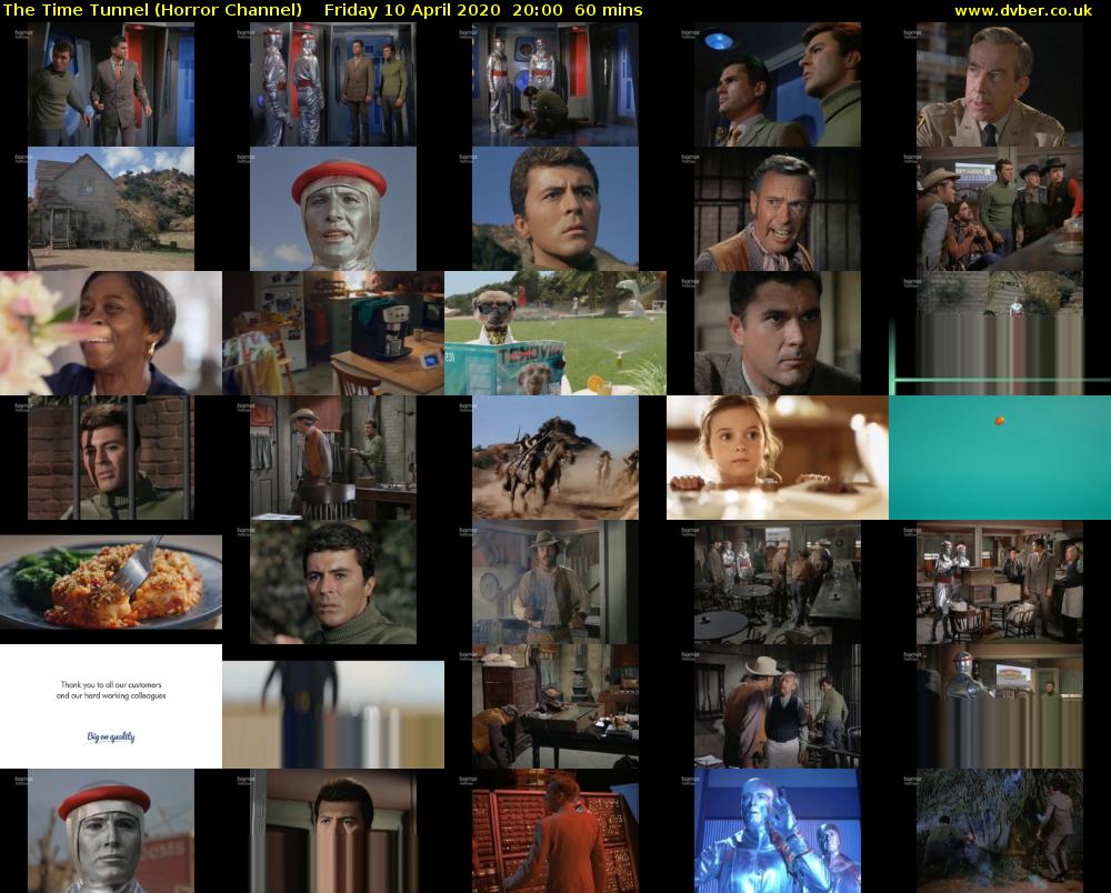 The Time Tunnel (Horror Channel) Friday 10 April 2020 20:00 - 21:00