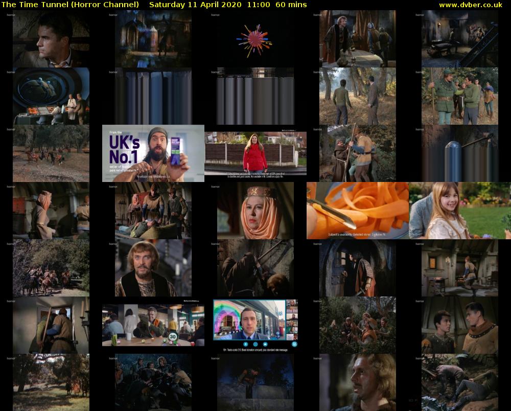 The Time Tunnel (Horror Channel) Saturday 11 April 2020 11:00 - 12:00