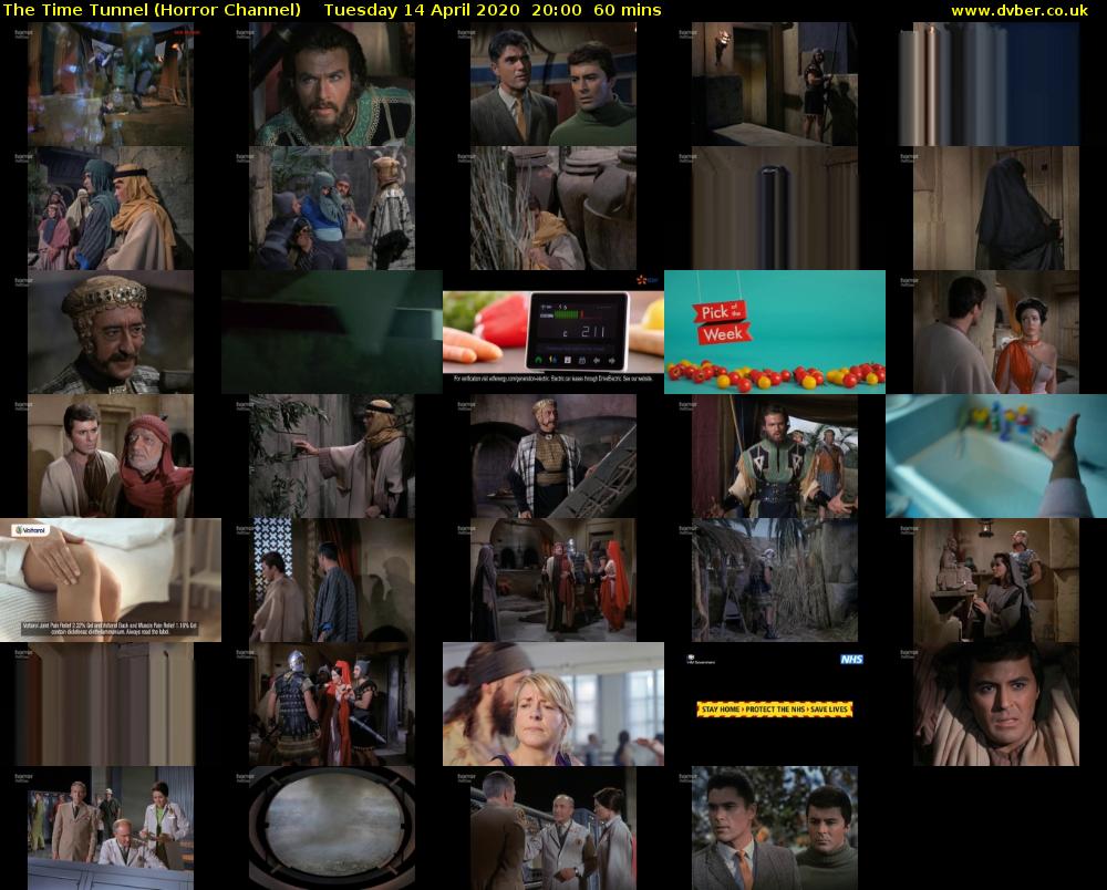 The Time Tunnel (Horror Channel) Tuesday 14 April 2020 20:00 - 21:00