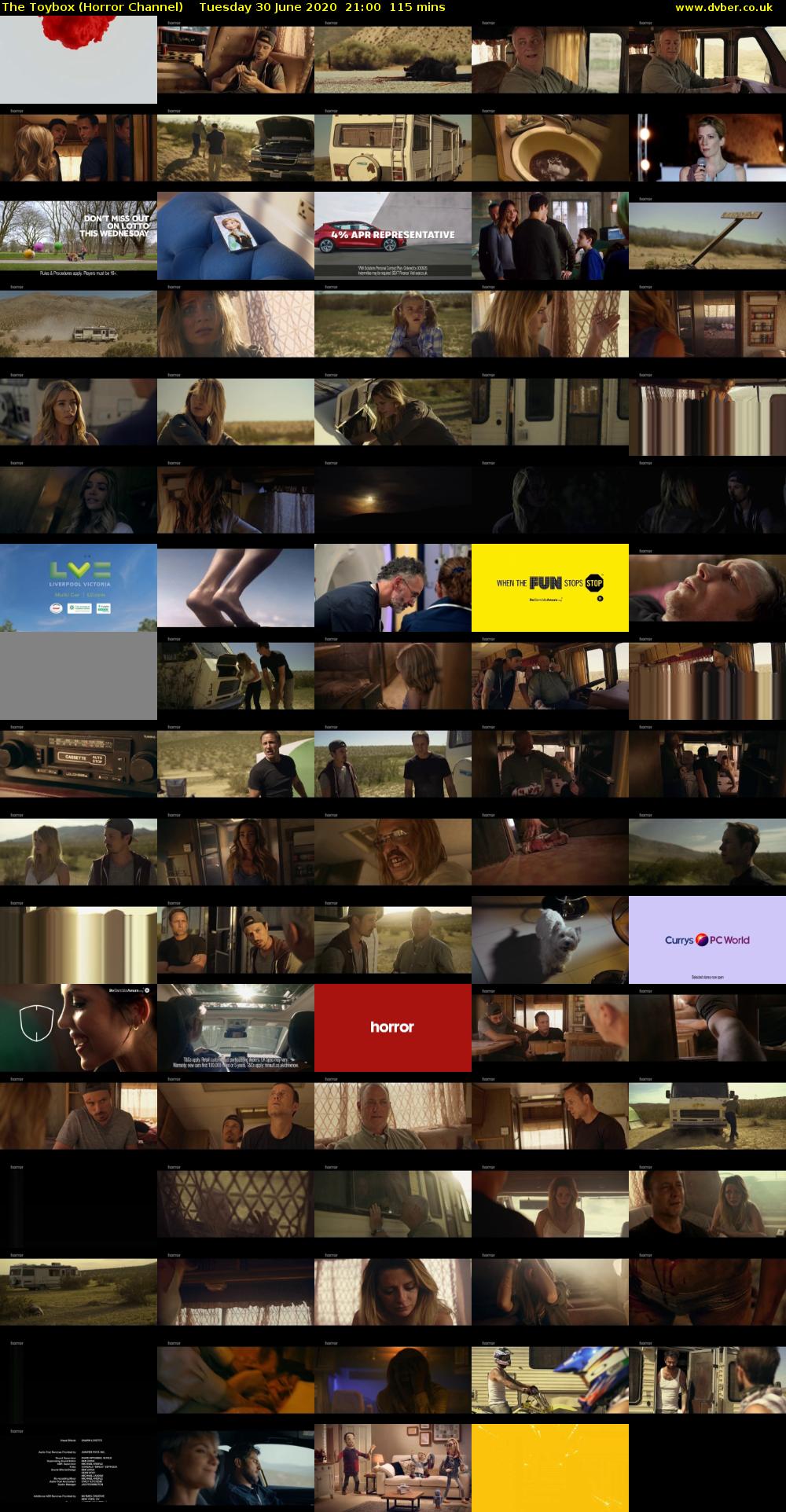 The Toybox (Horror Channel) Tuesday 30 June 2020 21:00 - 22:55