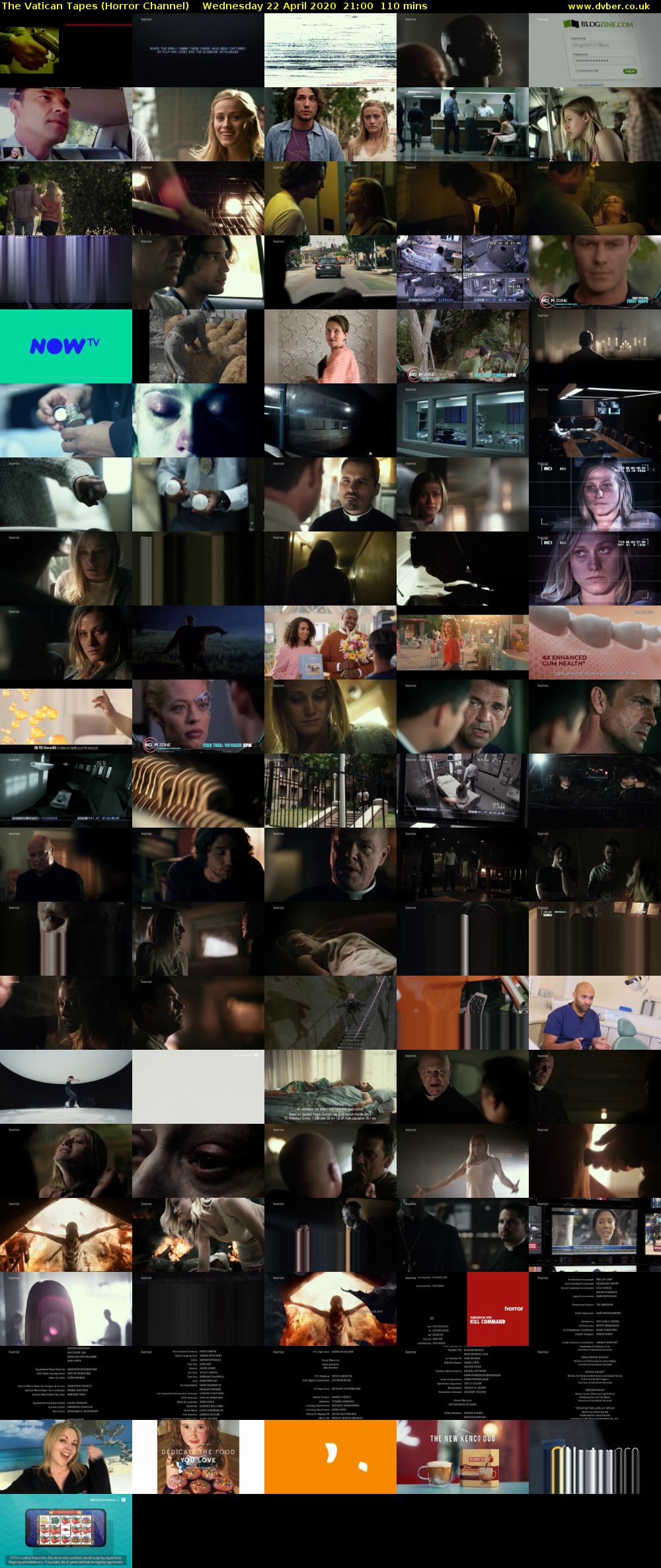 The Vatican Tapes (Horror Channel) Wednesday 22 April 2020 21:00 - 22:50