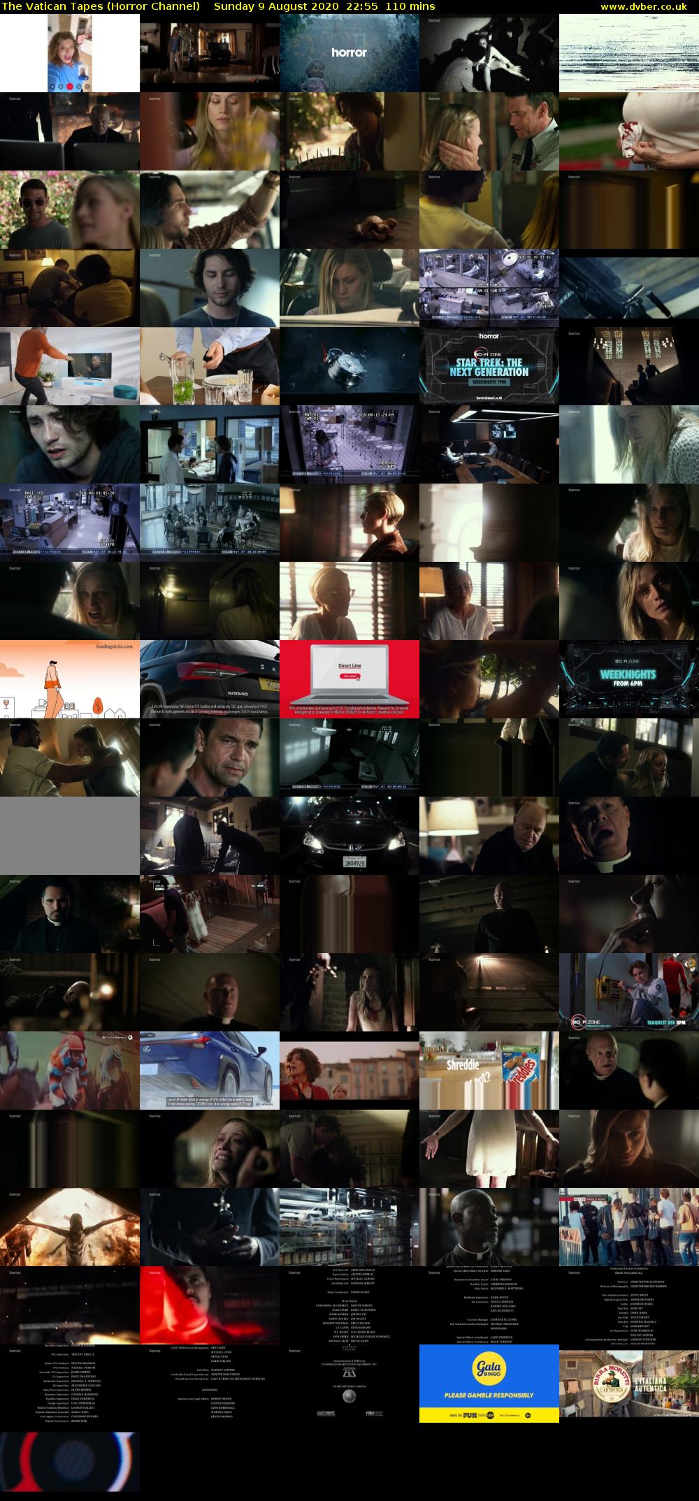 The Vatican Tapes (Horror Channel) Sunday 9 August 2020 22:55 - 00:45