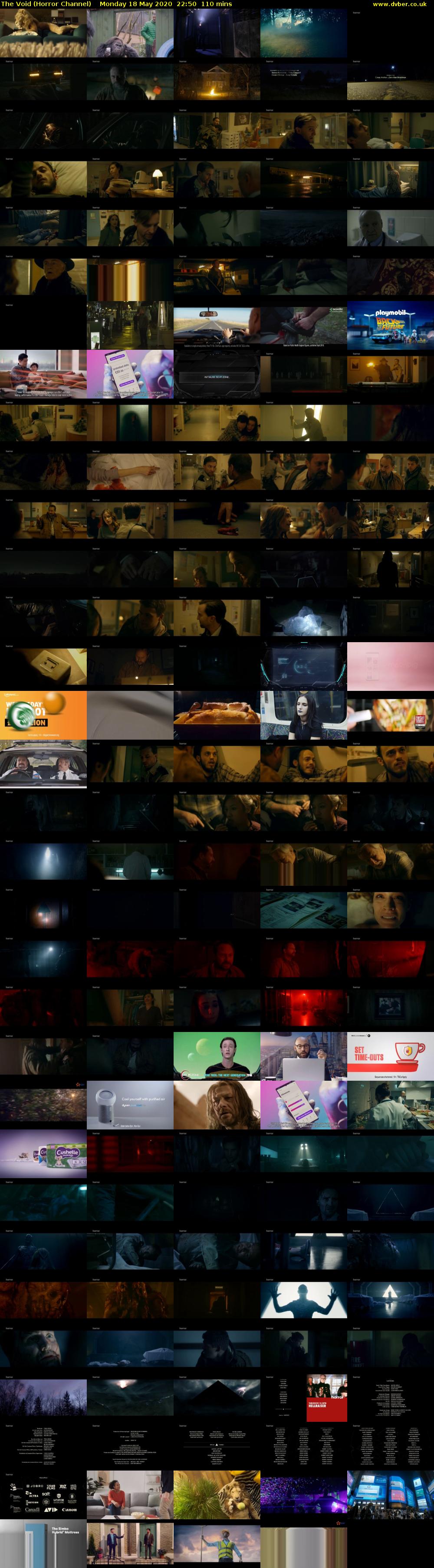 The Void (Horror Channel) Monday 18 May 2020 22:50 - 00:40